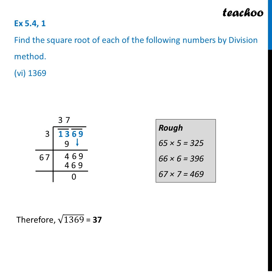 square root of 1369