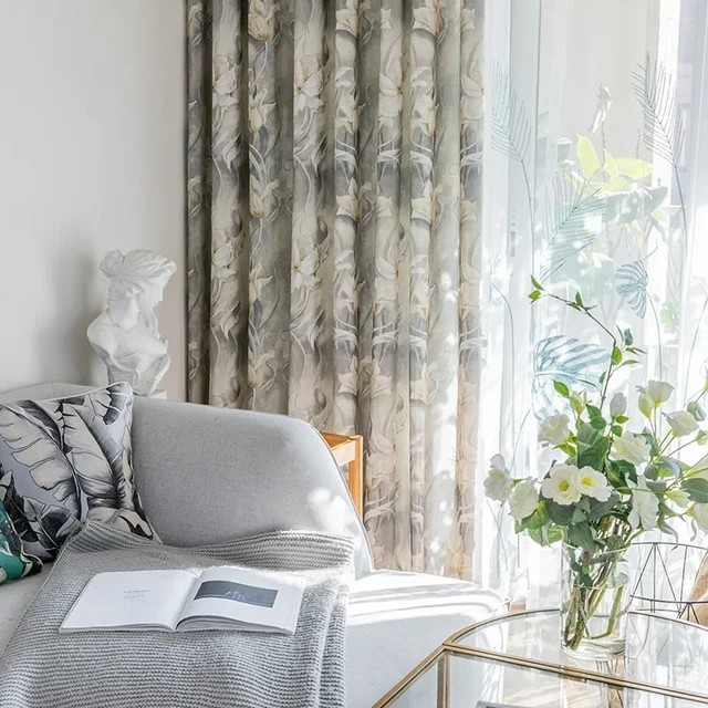 floral curtains for bedroom