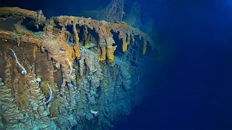 titanic underwater video 2019