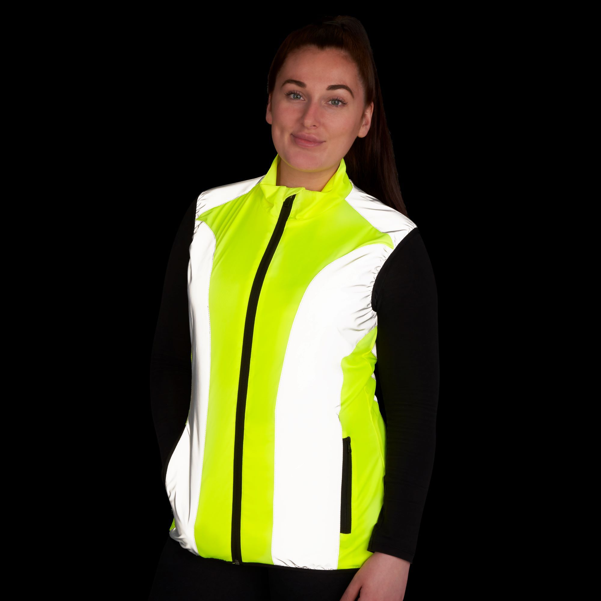 reflective running gilet