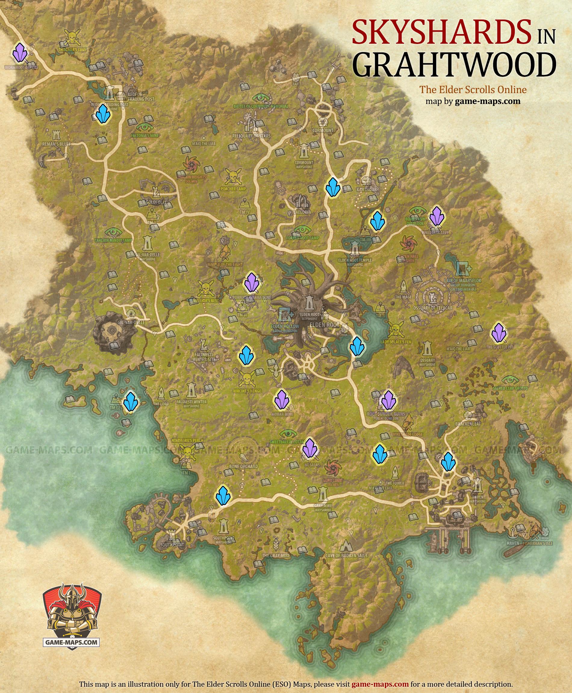 eso grahtwood skyshards