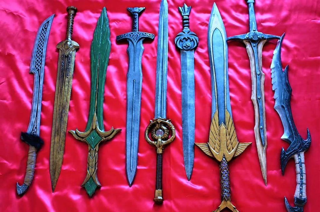 skyrim swords