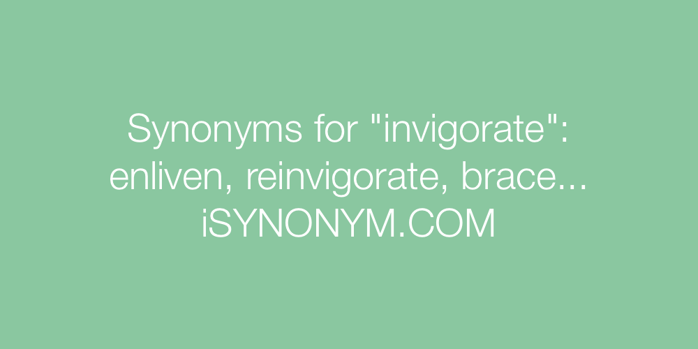 invigorating synonym