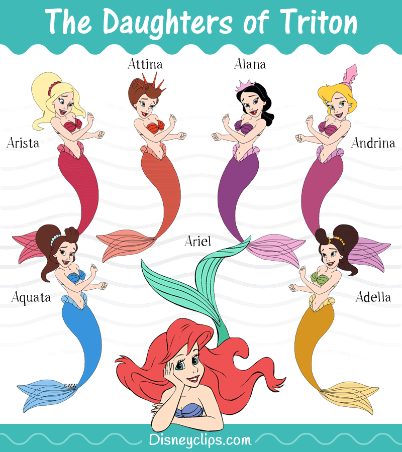 ariel and her sisters