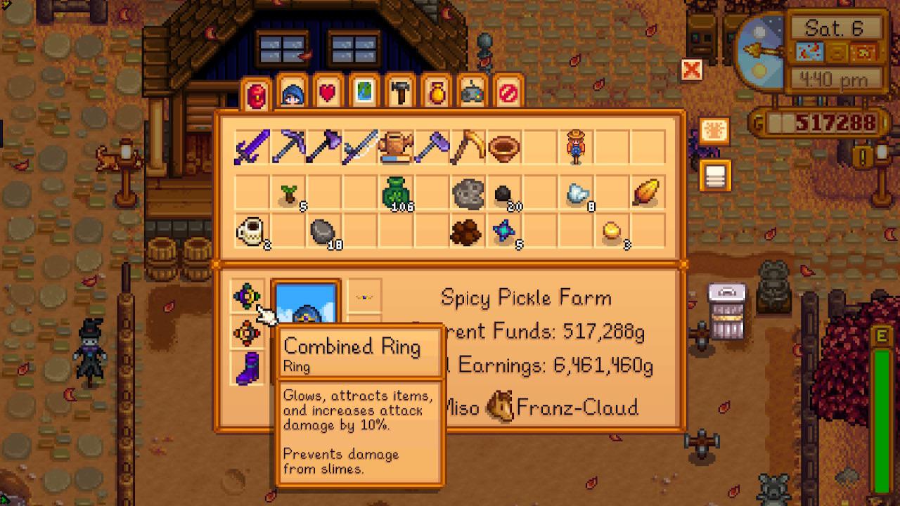 best ring combination stardew valley