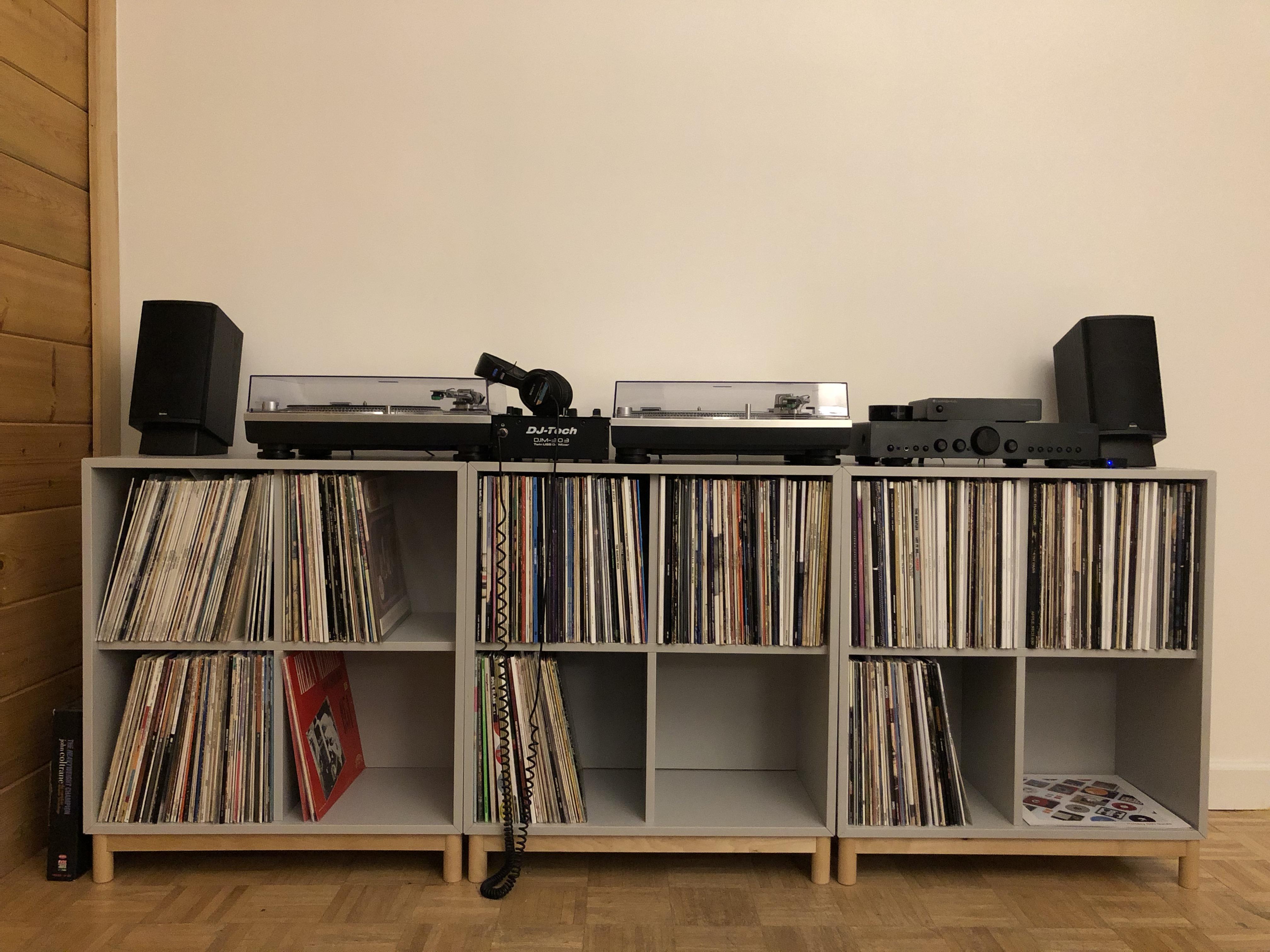 ikea record storage