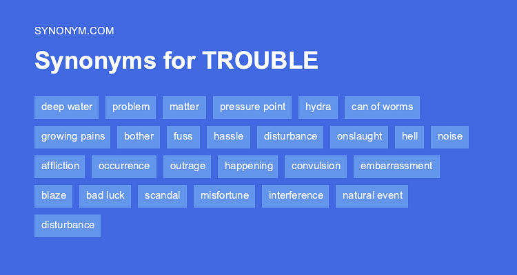 troublesome synonym