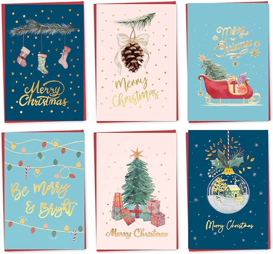 amazon christmas card packs