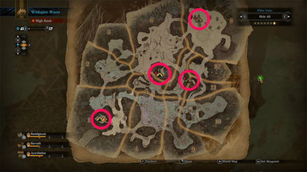 monster hunter world campsites