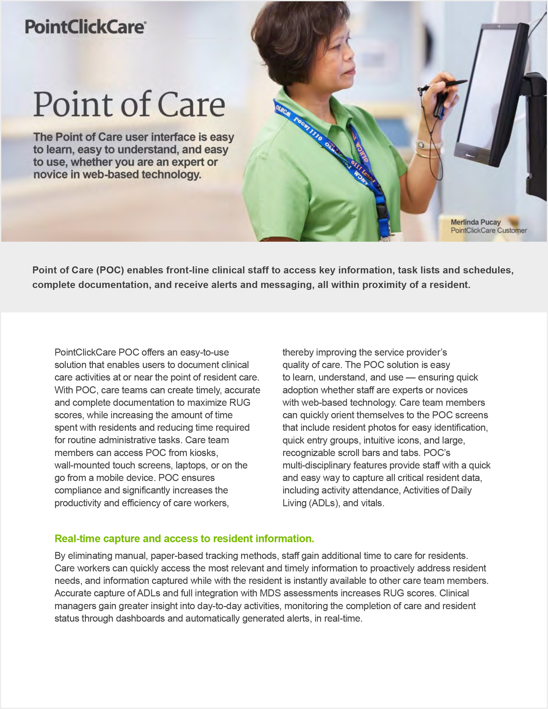 pointclickcare poc