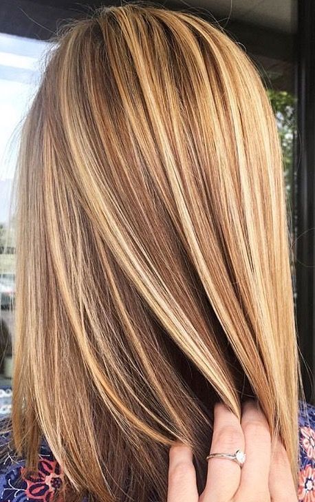 hair color brown and blonde highlights