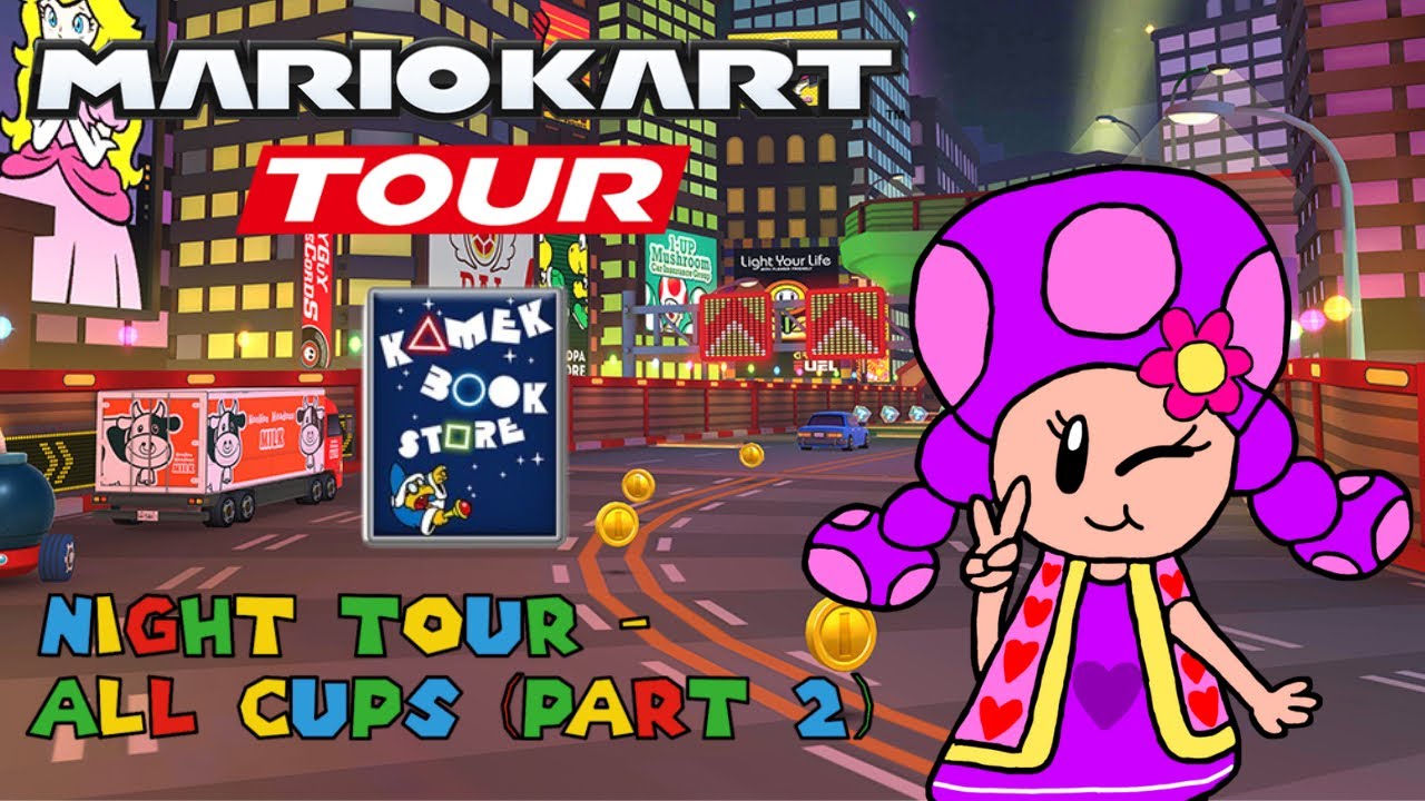 night tour mario kart tour