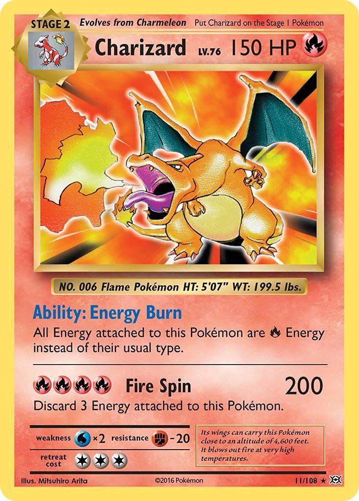 charizard xy evolutions