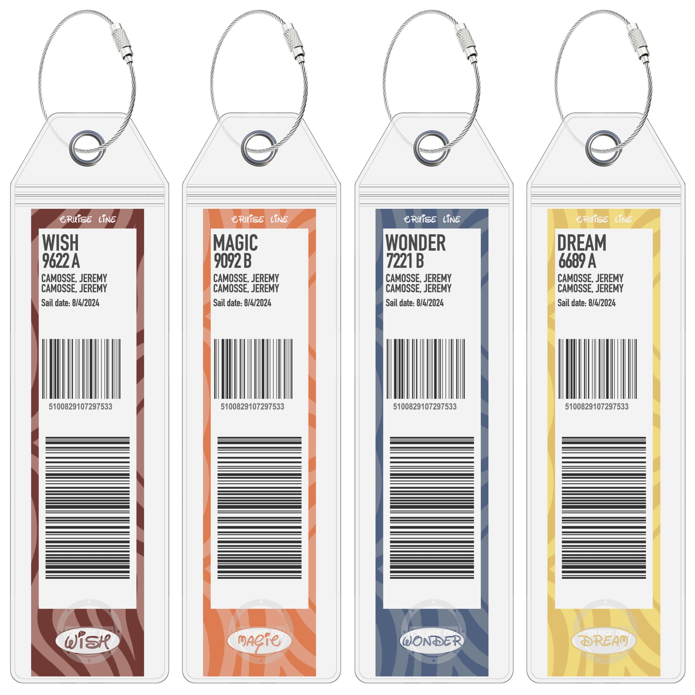 cruise luggage tags