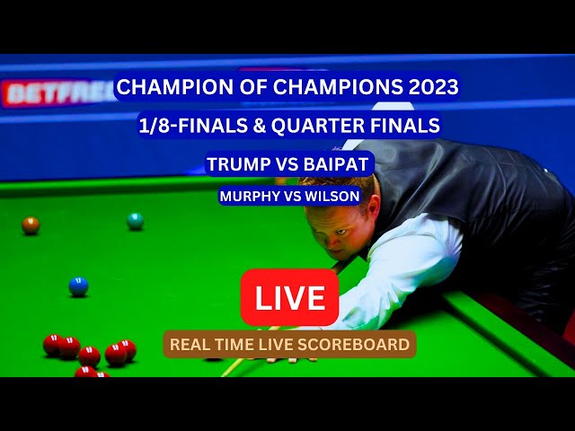 snooker champion of champions 2023 results