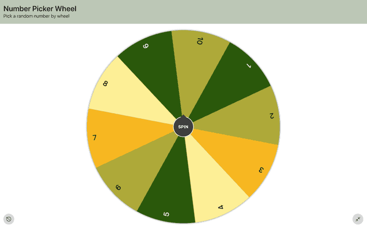 random wheel generator