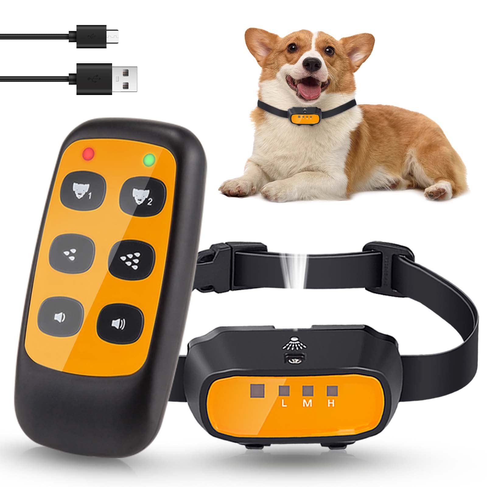 dog bark collar with remote control