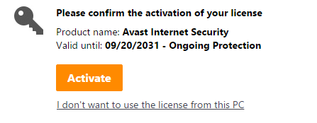 key avast free antivirus 2018