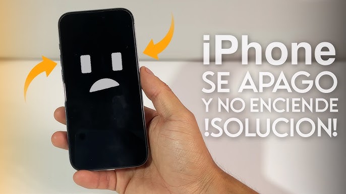 mi iphone no prende y suena una alarma