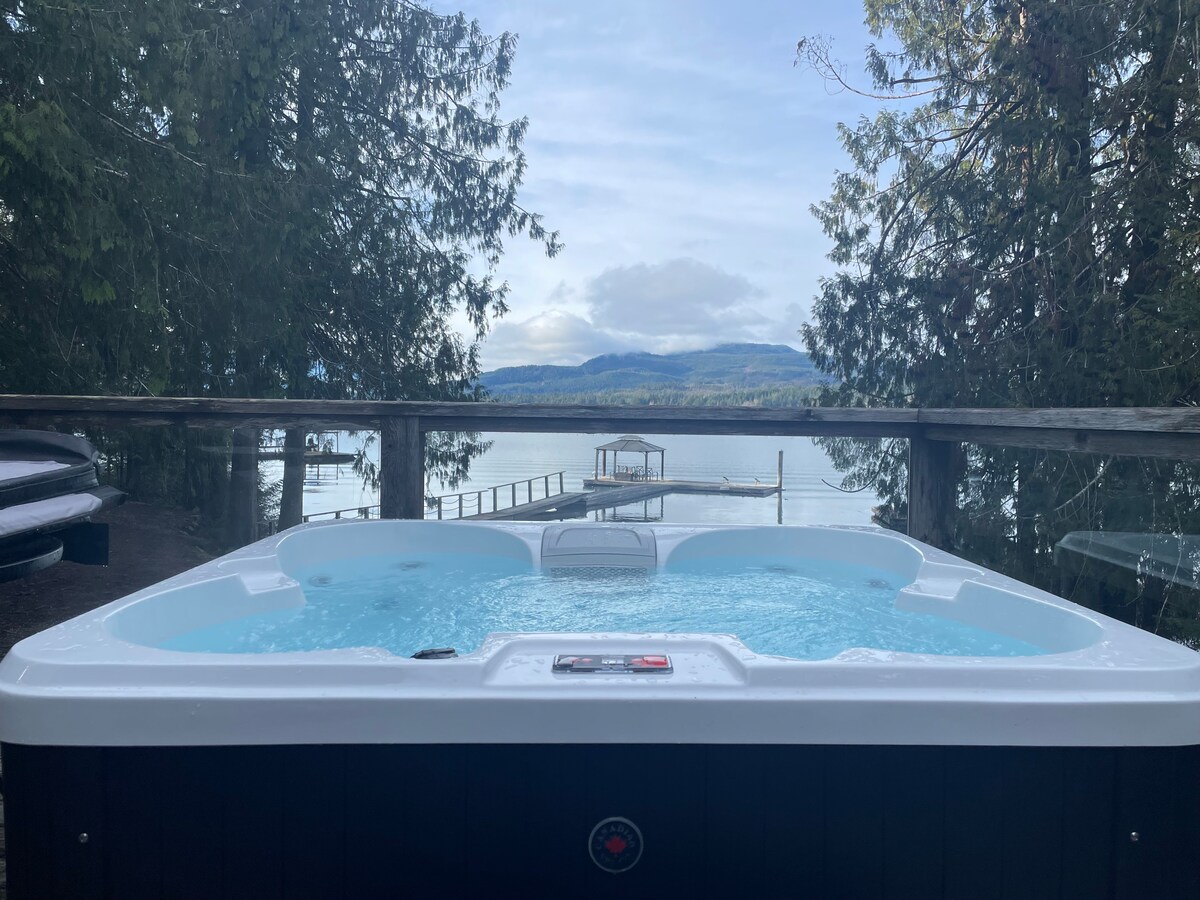 campbell river cabins with hot tubs