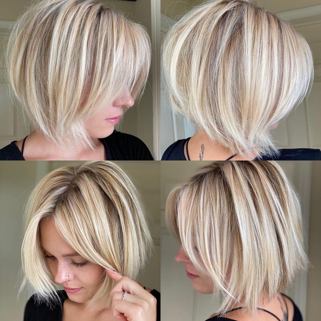 very short bobs for fine hair