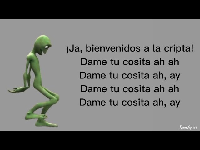 dame tu cosita english lyrics