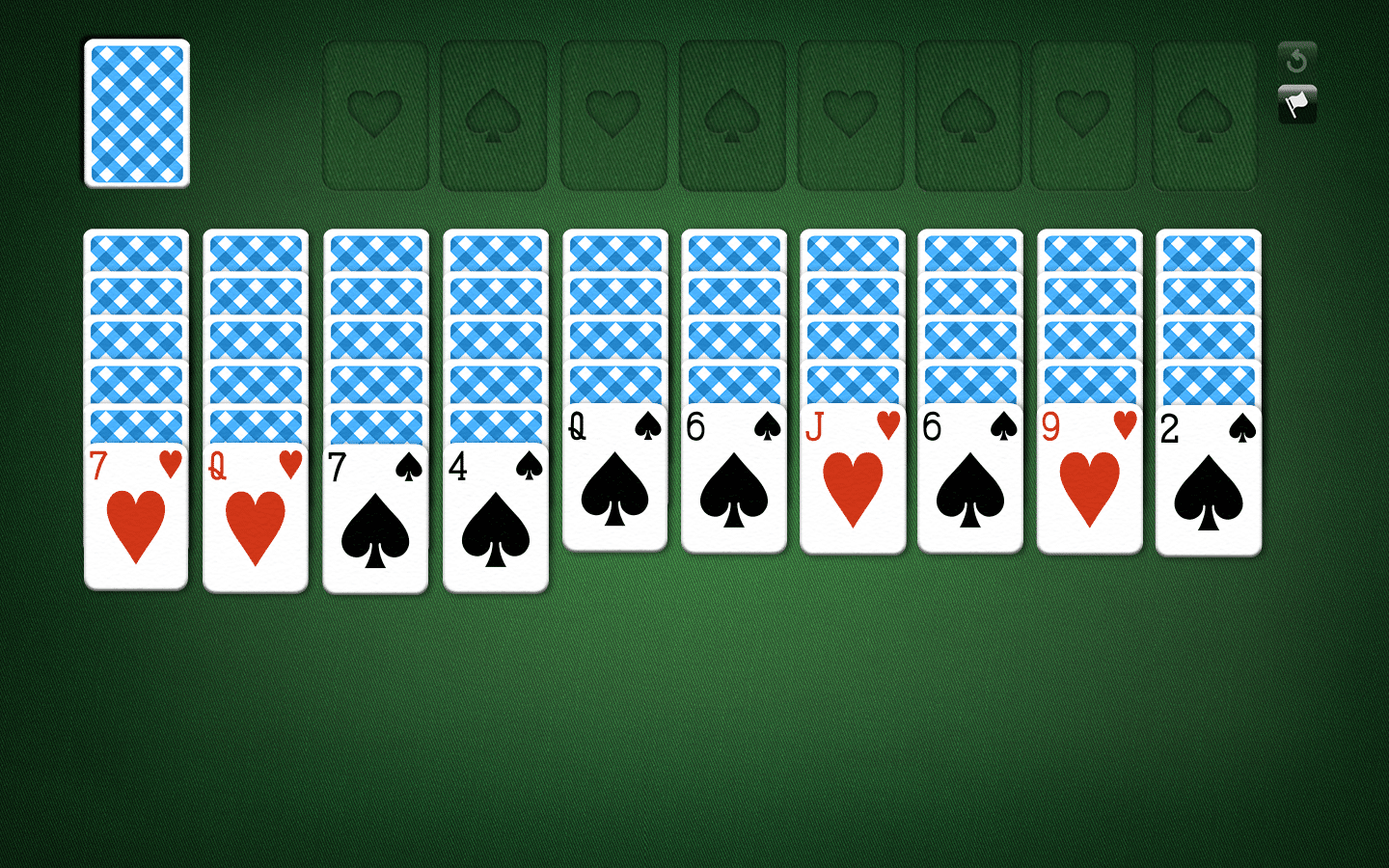 spider solitaire 2 suit free