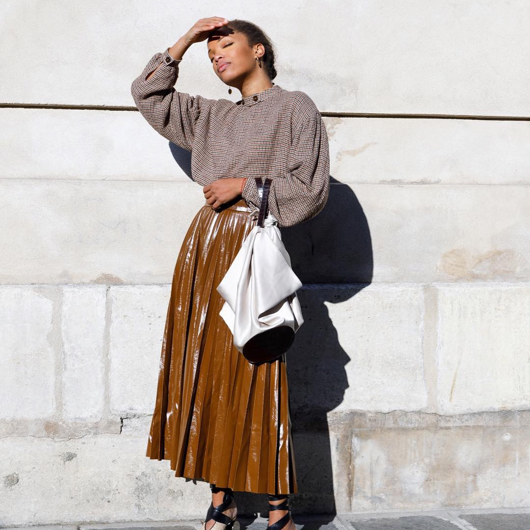 long skirt winter outfits