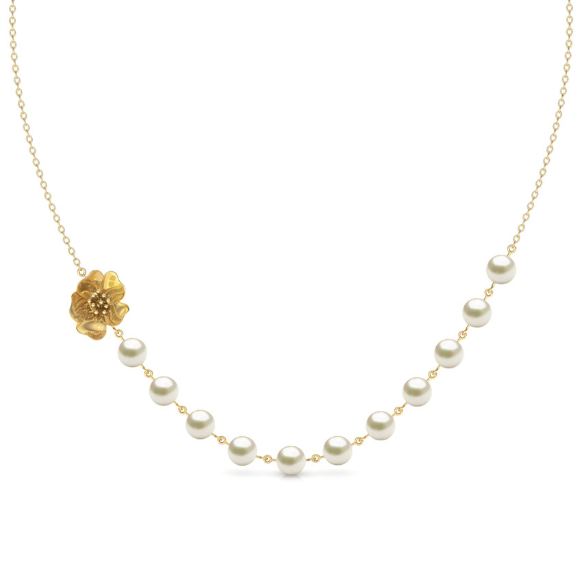 pearl necklace caratlane