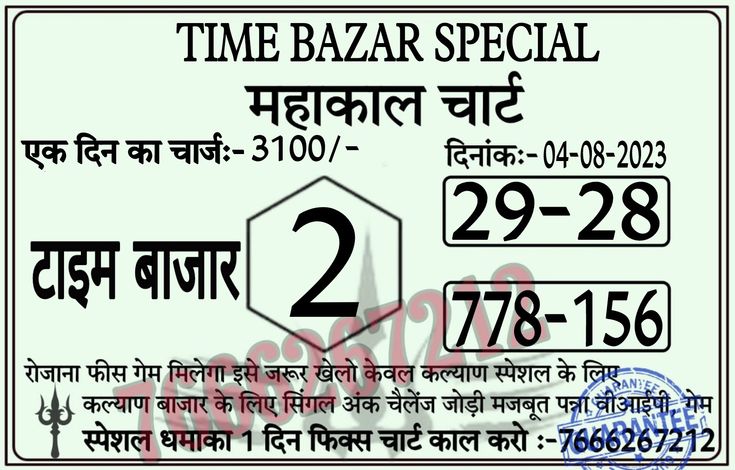 time chart time bazar chart