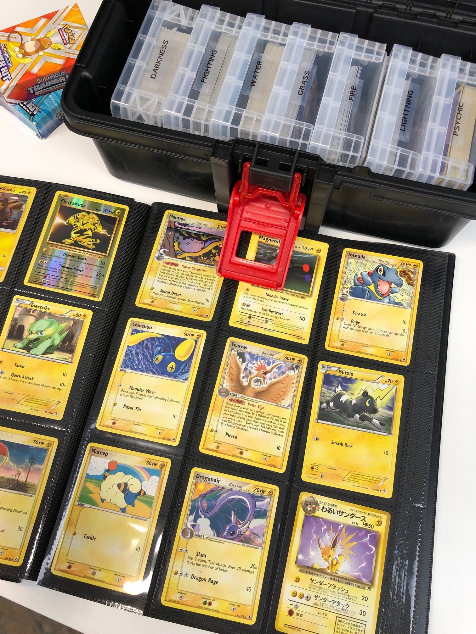 how to organize pokemon cards