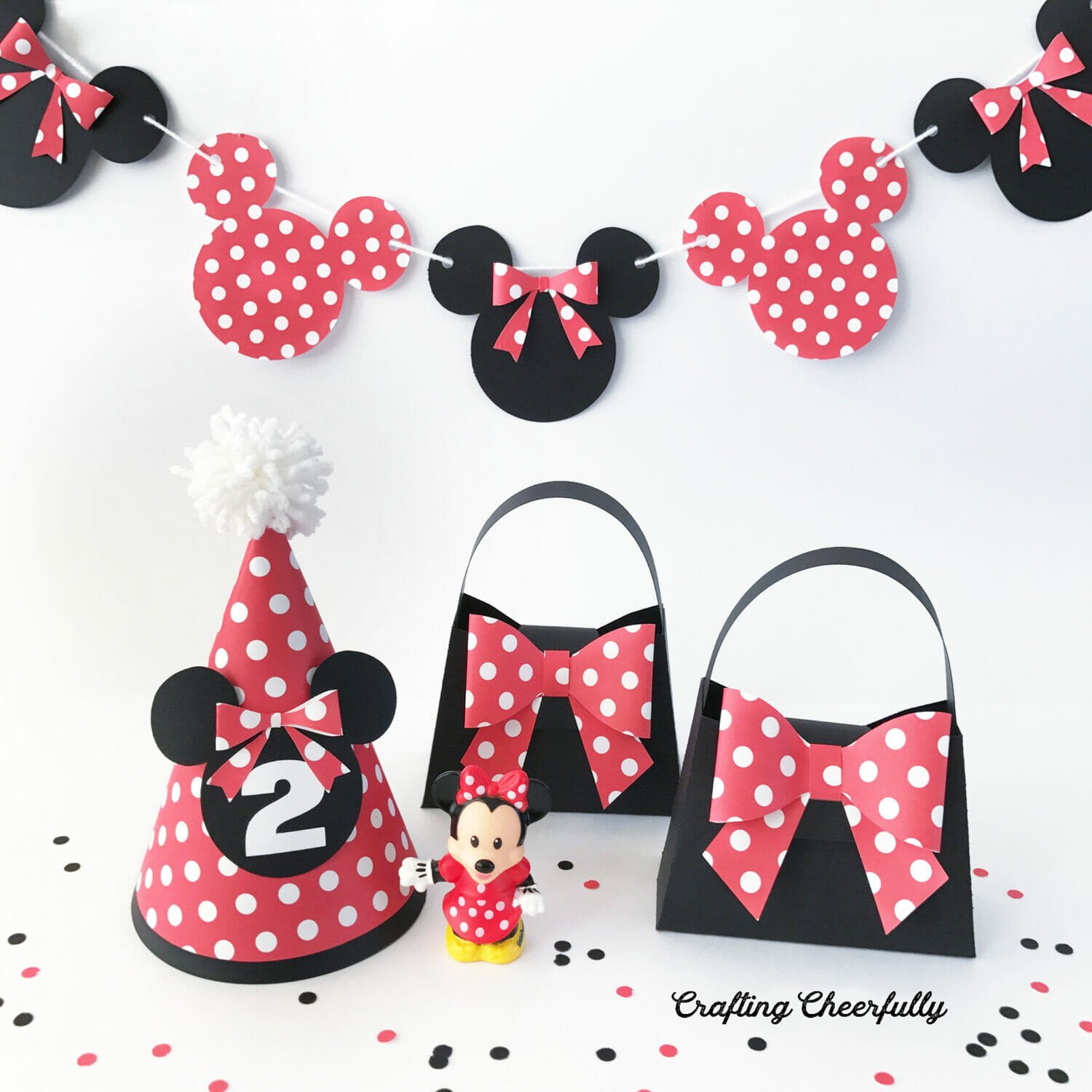 minnie mouse party props