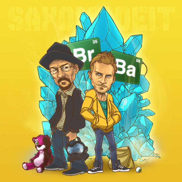 pinkman cartoon