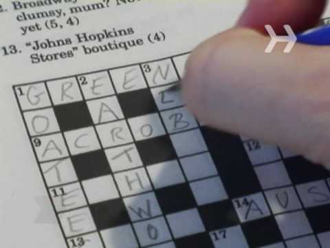 solve a crossword clue