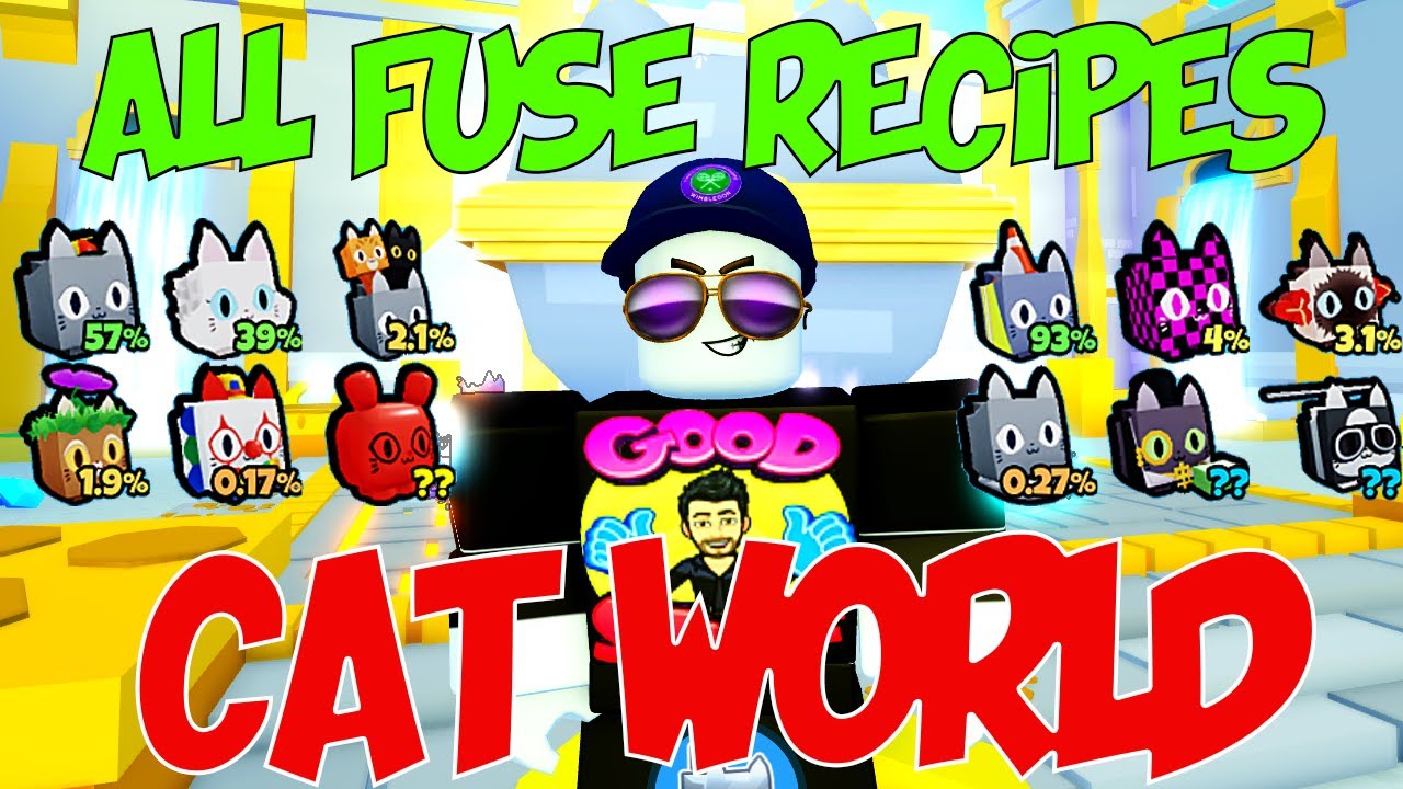 pet simulator x fuse recipes