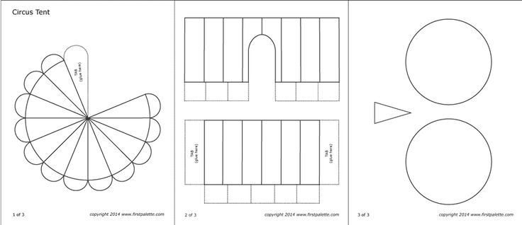 carnival tent template