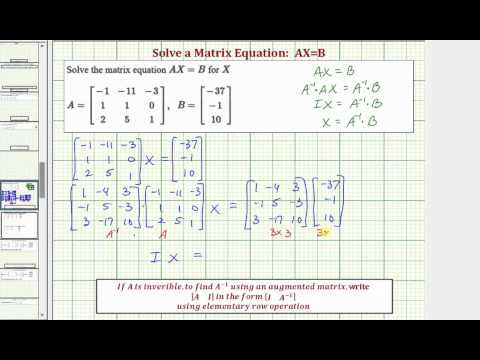 ax b matrix calculator 3x3