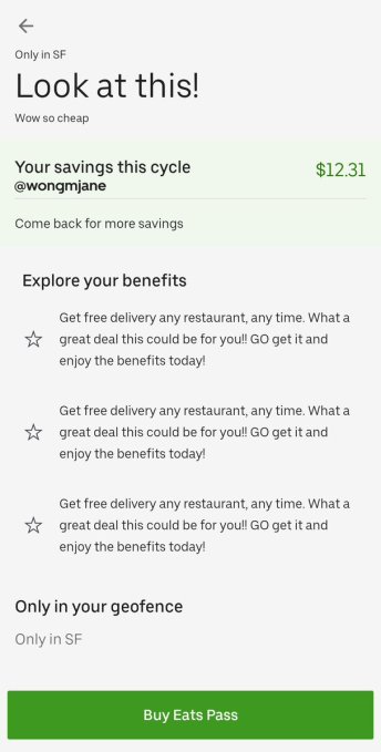 free uber eats