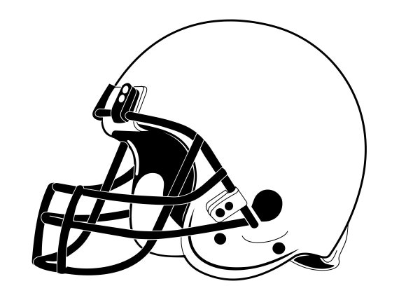 football helmet clipart