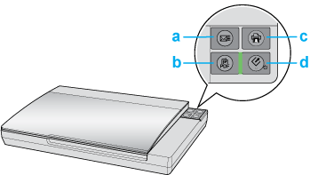 epson l360 scan button