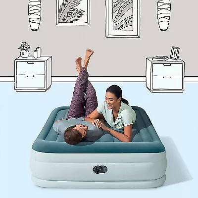 inflatable mattress with inbuilt pump