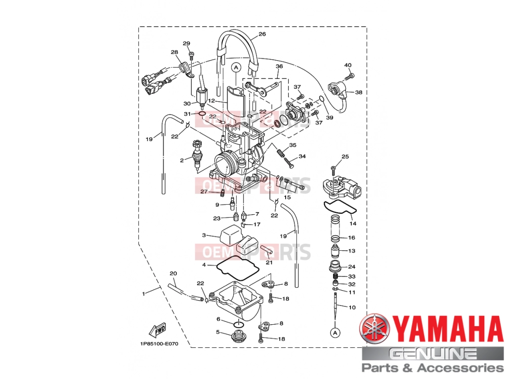 2006 yz250 carburetor