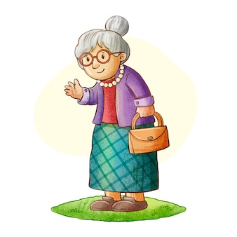 granny clip art