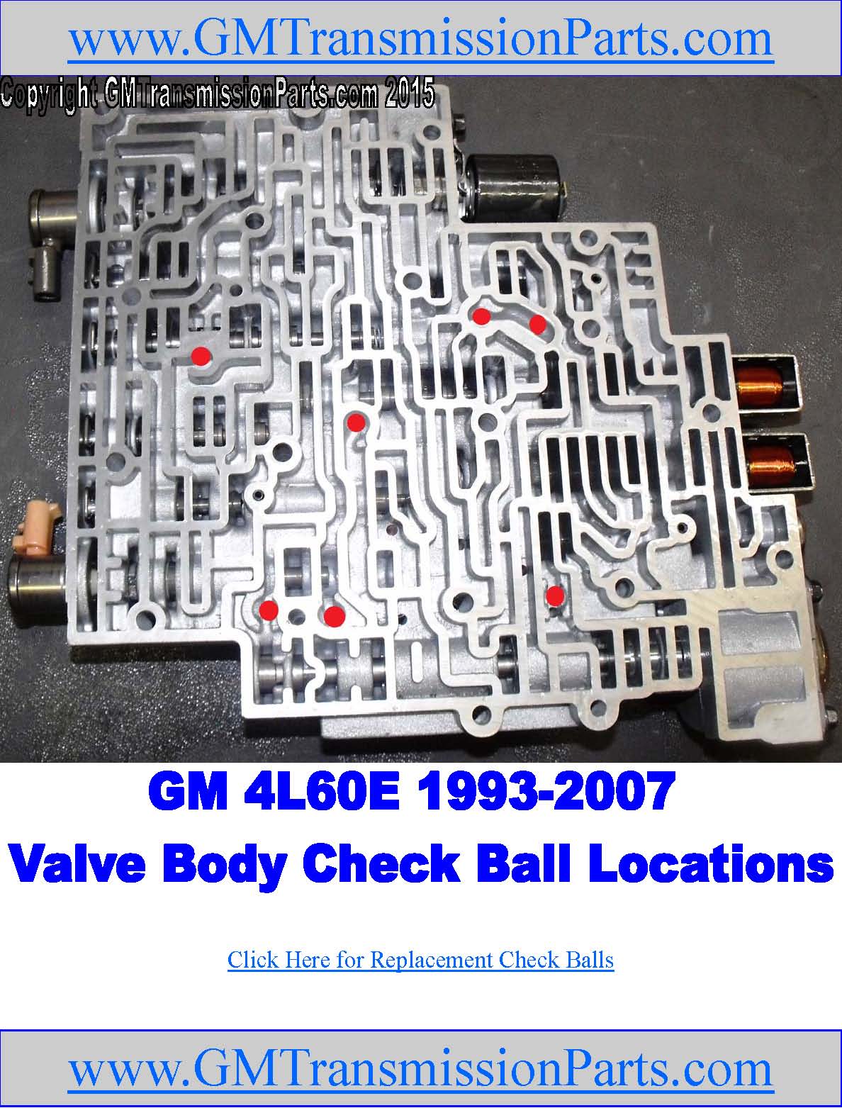 4l60e transmission valve body diagram