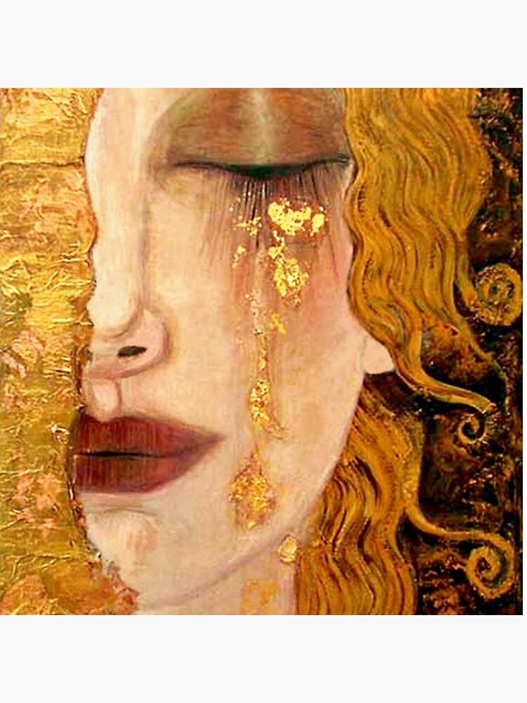 gustav klimt crying woman