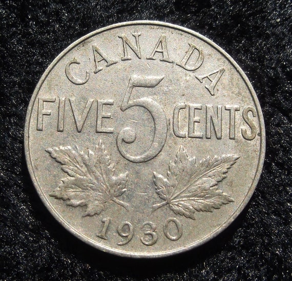 1930 canadian nickel