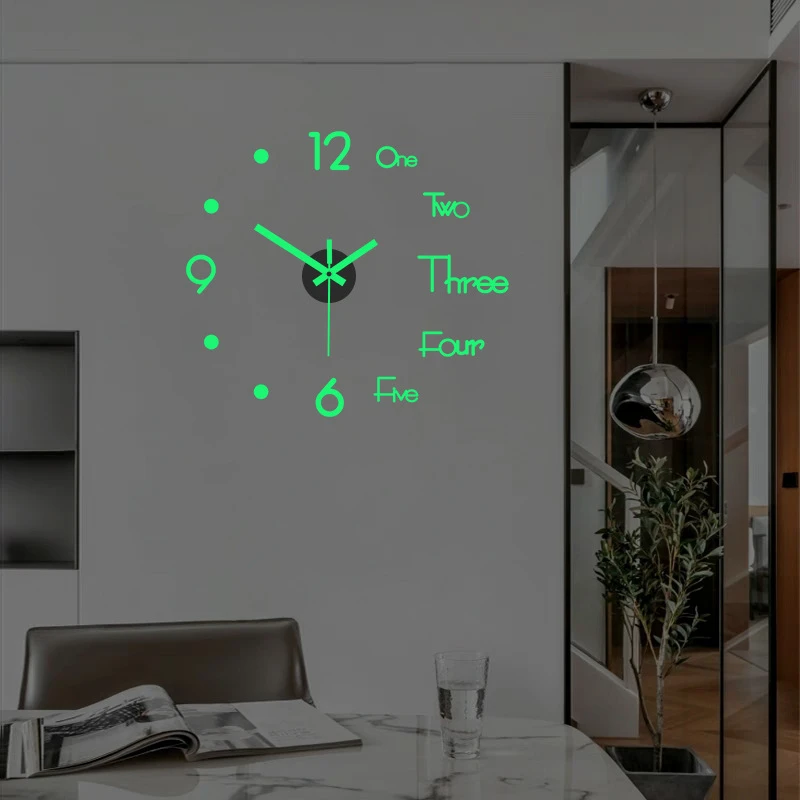 digital clock living room