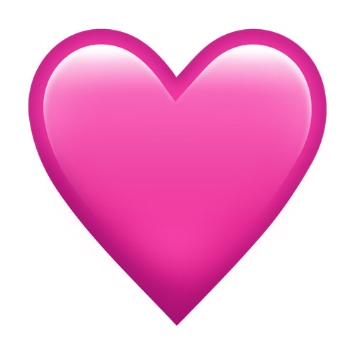 samsung pink heart emoji