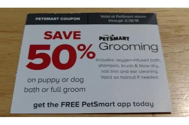 petsmart pet grooming coupons