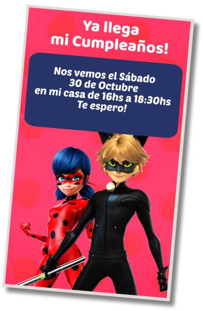 invitaciones de ladybug para whatsapp